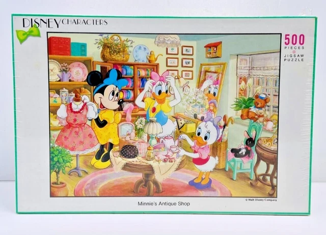 Disney Characters Minnie's Antique Shop Jigsaw Puzzle 500 Pieces Unopened