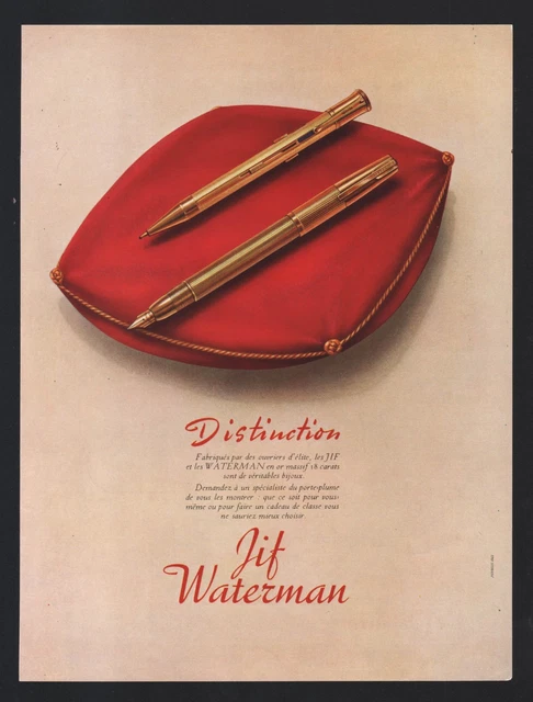 Stylo Plume Waterman JIF Jiffie Vintage – Vert Tilleul/blanc (Neuf Ancien Stock)