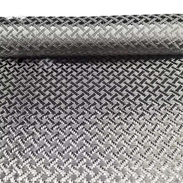 1PC Carbon Fiber X Shape Jacquard Fabric Cloth 3K 240gsm Carbon Cloth 50cm*100cm