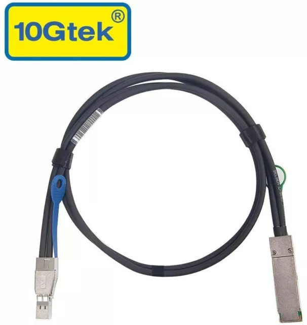 New 40G QSFP+ SFF-8436 to Mini SAS HD SFF-8644 External SAS Cables 0.5~1 Meter