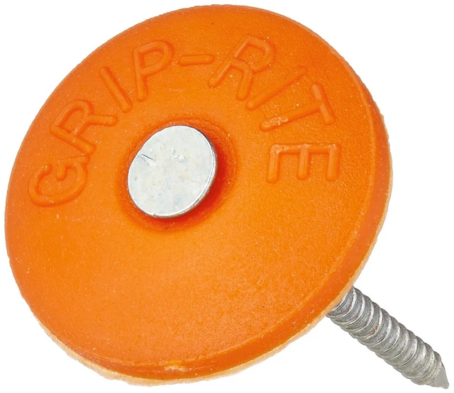 Grip Rite GC112 1-1/2-Inch Round Plastic 2,000 Count