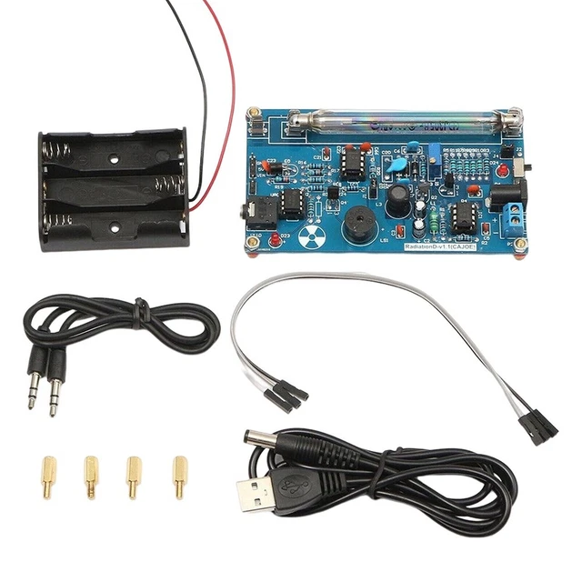 KIT CONTATORE GEIGER fai da te completo con compatibilità tubo e KIT CONTATORE GEIGER fai da te completo con compatibilità tubo e