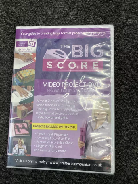 Crafter's Companion The Big Score Video Project Sara Davies DVD
