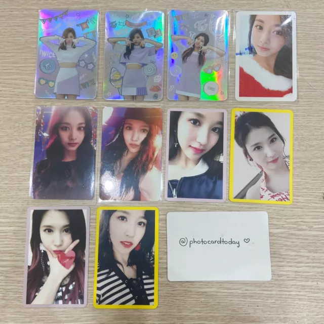 TWICE 3rd Album TWICEcoaster LANE 1 LANE 2 LIMIT XMAS VER OFFICIAL PHOTOCARD