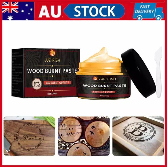 BURNING SCORCH PASTE Wood Burning Paste Heat Activated Paste for Craft On G  $9.04 - PicClick AU