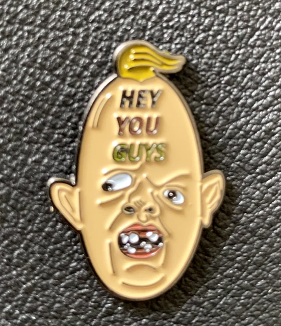 GOONIES SLOTH HEY You Guys Metal Lapel Pin Badge Retro Movie 80s £7.49