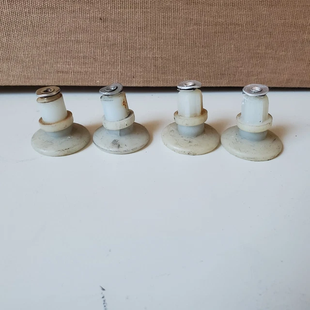 4 USED HERMAN Miller Eames Fiberglass Chair Glides Feet Original FREE SHIPPING $36.00 - PicClick