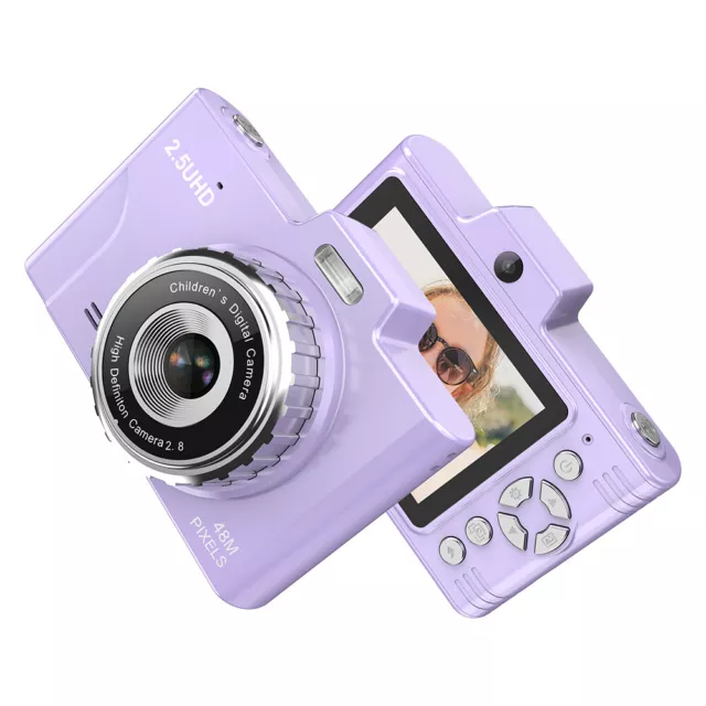 Appareil photo portable pour enfants 1080p Appareil photo compact 48 MP E1N4