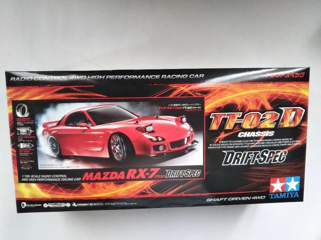 TAMIYA 1/10RC MAZDA RX-7FD3S Drift Spec TT-02D 58648 B710 £190.38 ...