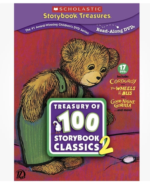SCHOLASTIC TREASURY OF 100 Storybook Classics 16-DVD Box Set