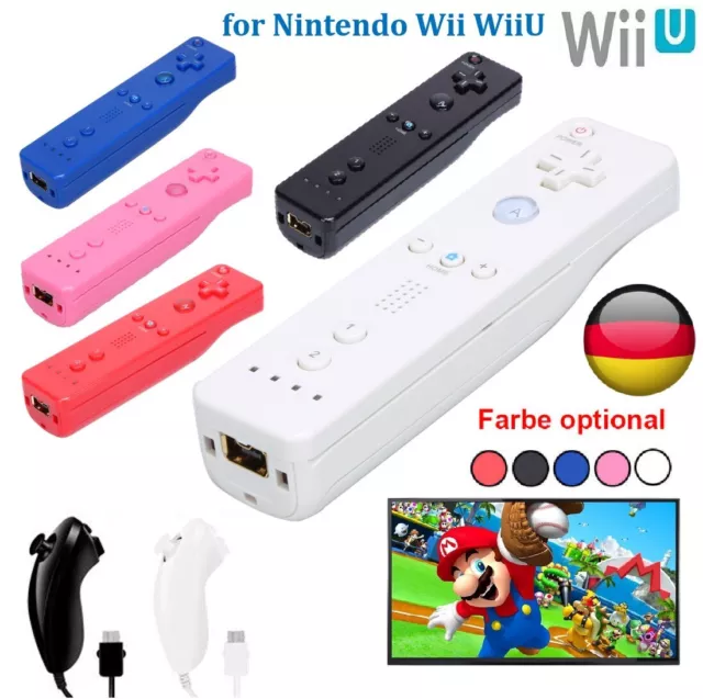 Motion Plus Wireless Remote Controller / Nunchuck for Nintendo Wii Wii U Games