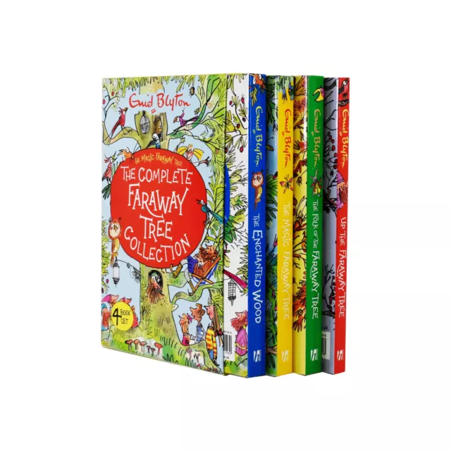The Magic Faraway Tree by Enid Blyton: 4 Books Box Set - Age 7+ - Paperback
