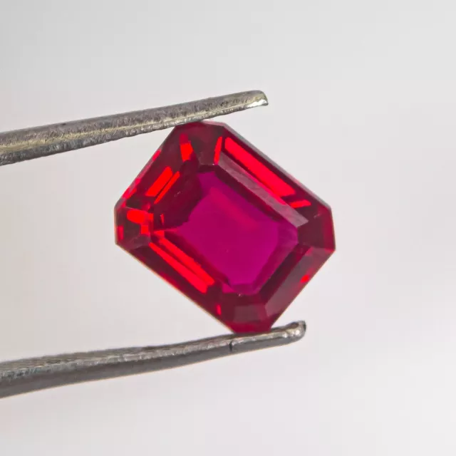 9.5 Ct Certified Natural Octagon Cut Red Ruby Madagascar Top Quality Gems W-799