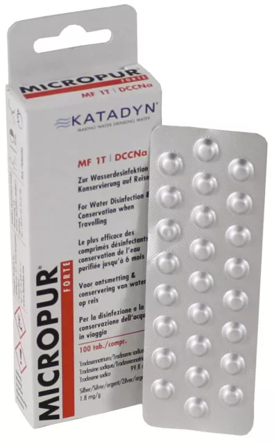 KATADYN Micropur 100 Tabletten Forte MF 1/100 T Wassertabletten