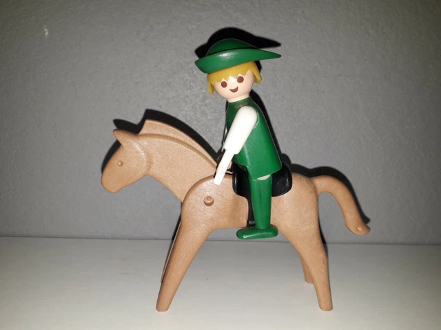 Playmobil - Lot 14 chevaux vintage geobra 1974 + selles et harnais