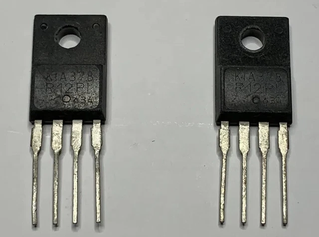2Stk KIA378r12PI,  4-Pin Linearregler 3A, Neu
