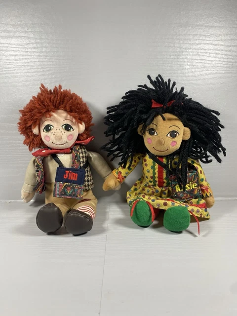 ROSIE AND JIM Rag Dolls Vintage 1999 Ragdoll Productions Read 