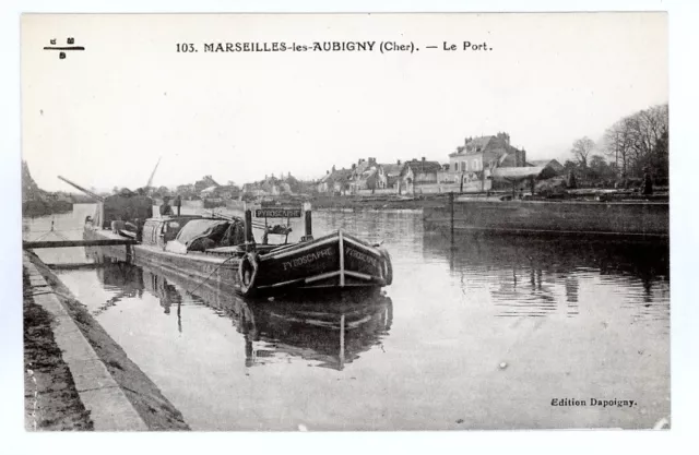 (S-68978) FRANCE - 18 - MARSEILLES LES AUBIGNY CPA      DAPOIGNY ed.