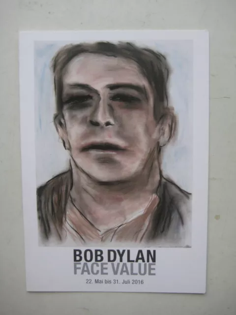 Bob Dylan Drawn Blank Series Face Value Paintings Exhibition Chemnitz Germany
