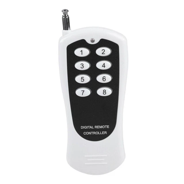 Modulo relè telecomando wireless RF 433 MHz 8 CHz per domotica