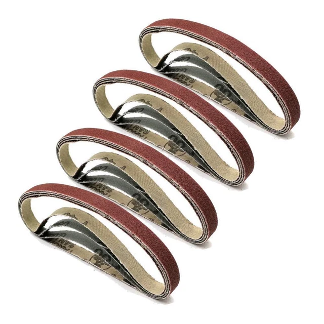 3/8 x 13 Inch Sanding Belts - Woodworking, Metal Polishing