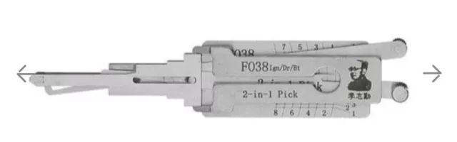 ORIGINAL LISHI 2 IN 1 DECODER FO38 For H75 Ford KEYWAY GENUINE NEW ORIGINAL LISHI 2 IN 1 DECODER FO38 For H75 Ford KEYWAY GENUINE NEW