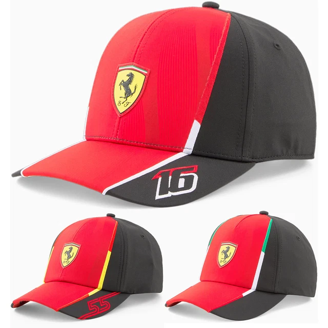 Scuderia Ferrari F1 Team Puma 2023 Carlos Sainz Charles Leclerc Baseball Cap