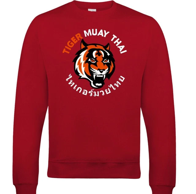 Felpa TIGER MUAY THAI JUMPER MMA UFC Arti Marziali Thailandia Allenamento Top Palestra 4