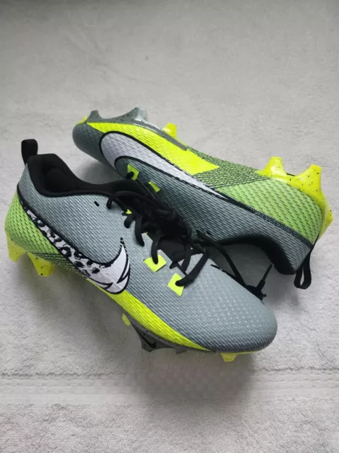 Nike Vapor Edge Speed 360 2 Football Cleats Shoes Gray FB8446-303 Mens Size 12