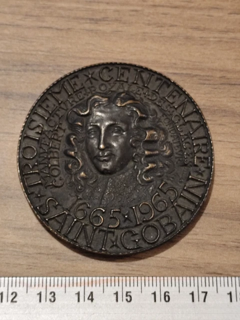 Médaille Commémorative Du 3ème Centenaire De Saint-Gobain (1665-1965) - XXe Siècle