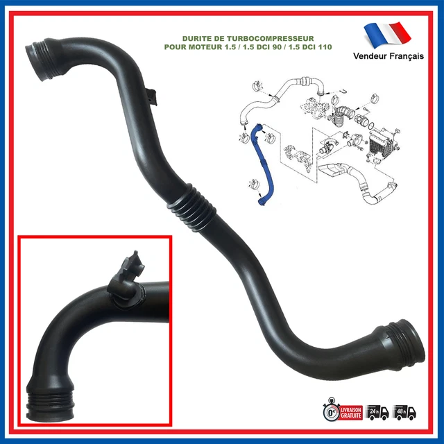 Tuyau D'air Intercooler Turbo Pour MEGANE SCENIC 3 1.6 DCi - Neuf Sous Emballage - Référence 144603264R