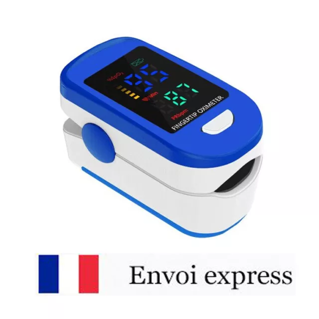 Oxymètre de pouls - Oximeter taux saturation oxygène sang SpO2 - BPM cardiaque