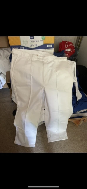 Weiße Hose Grösse 53 Arbeitshose Kochhose Neu