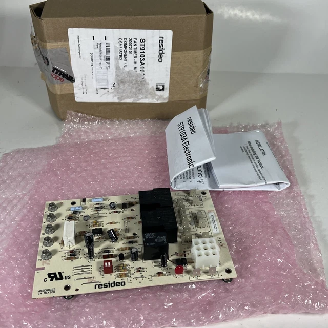 Resideo ST9103A1002 Furnace Fan Circuit Control Board, 18/30VAC, For honeywell