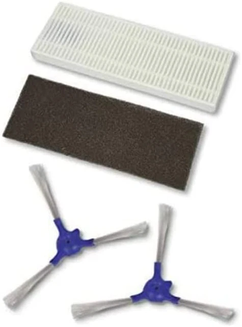 Set De 14 Brosses Latérales Et Filtres HEPA Pour Ariete Briciola 2711/2712/2713/2717, Entretien Facile