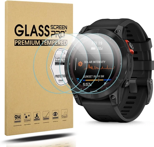 Fenix 8 47mm Voor Garmin Fenix 8 AMOLED / 8 MIP 47mm Gehard Glas Film Geïntegreerde Krashoek Glas 9H