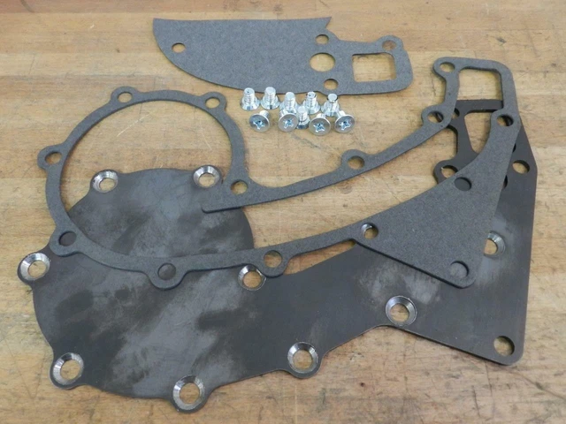 Clark Forklift Continental engine I6 NEW water pump back plate kit F162K500