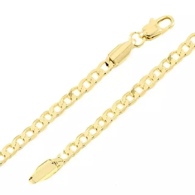 Bracelet pour femme - Maille gourmette 4 mm - 20 cm