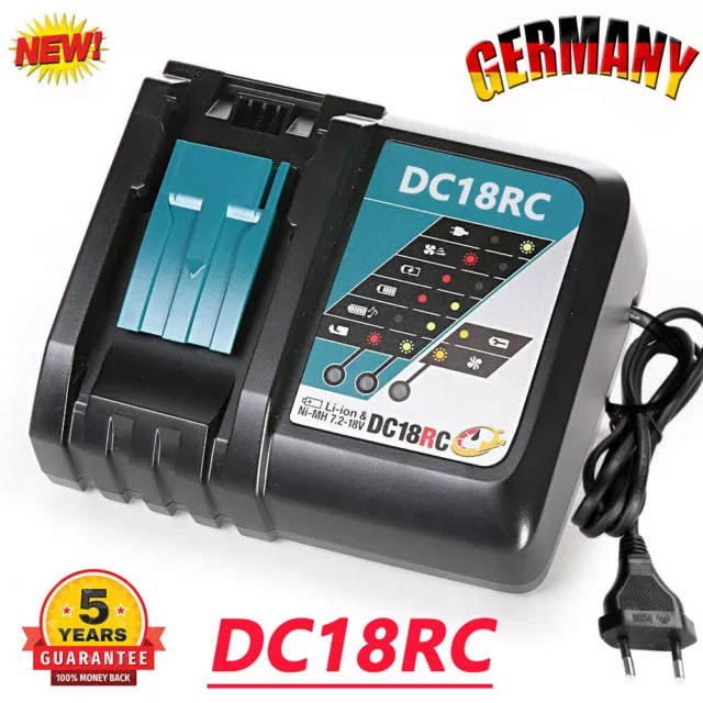 Neu Schnelles Ladegerät DC18RC f r Makita BL1830 BL1430 14.4-18V DC18RD