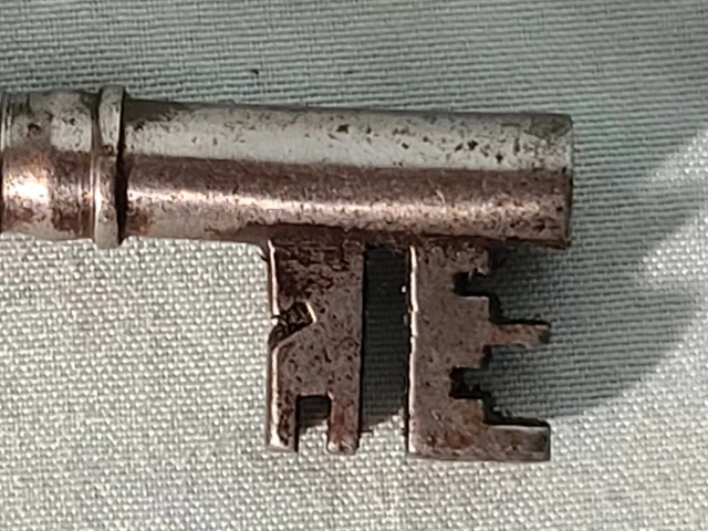 Large 2 3/8"  Wrought Iron Antique  Key, 18th / 19th Century (?), #5/10 3
