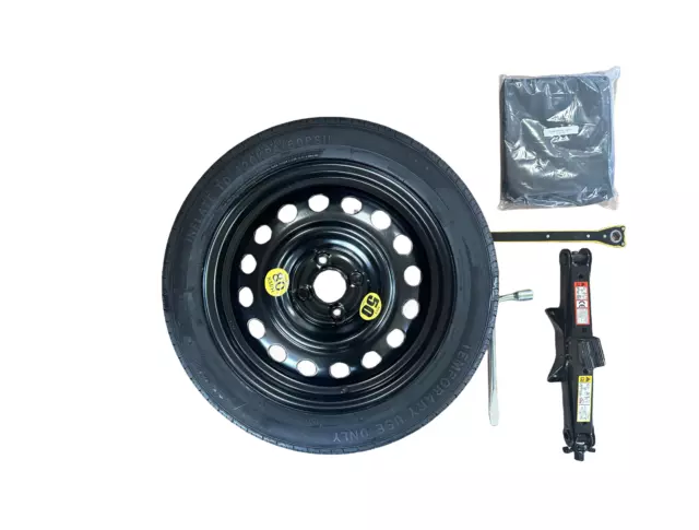 roue de secours galette 16'' pour RENAULT CLIO 3 4 AVEC CRIC CLE ET sac 125/70