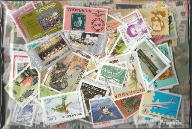 Nicaragua Timbres 600 différents timbres