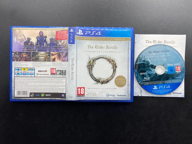 Jeu TESO The Elder Scrolls Online PlayStation 4 en boite PS4 Sony FR