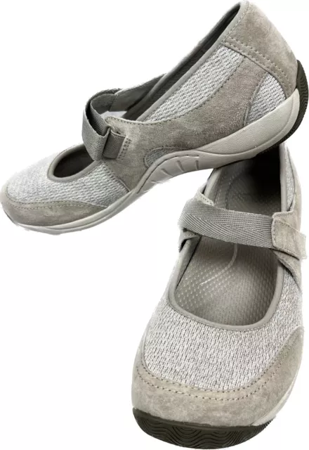 DANSKO SHOES WOMENS 40 Hennie Mary Jane Gray Mesh Casual Comfort