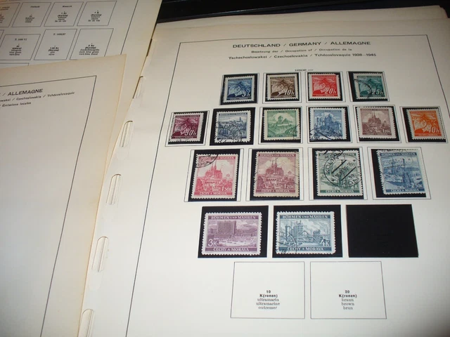 Prophila Collection Briefmarken – Böhmen & Mähren 1940, Postfrisch ** (komplette Ausgabe 38-41)