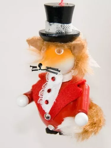 Christian Steinbach Wooden Ornament Mistress of the Hunt Fox Hunting EXCLUSIVE