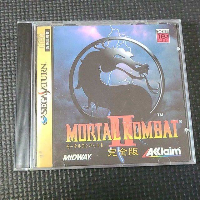 Mortal Kombat Prensado prata Sega Cd Mega Drive - Escorrega o Preço