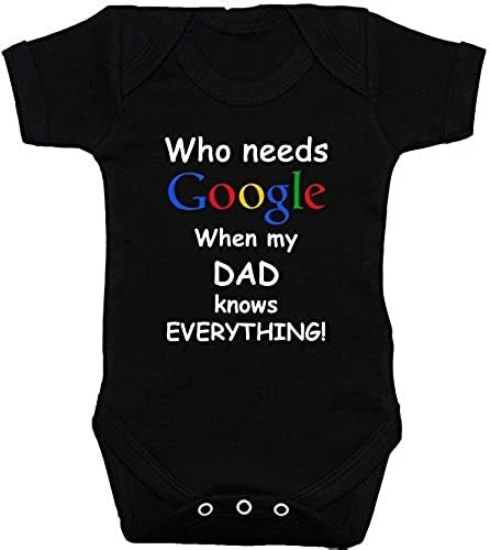 Who Needs Google lorsque my Dad Knows Everything pour bebe Body Acce Newborn-...