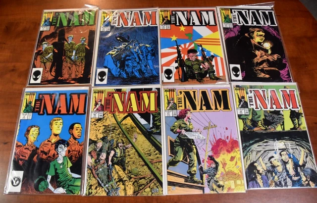 Marvel The 'Nam 8 Comics Lot Issue #5 #6 #7 #8 #9 #20 #21 #22 - HIGH-GRADE