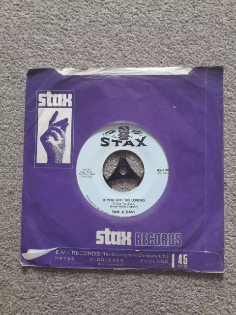 Sam  Dave - Said I Wasn't Gonna Tell Nobody / If You Got The Loving  7" Single 3